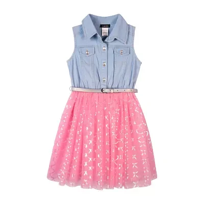 Lilt Little & Big Girls Sleeveless Tutu Dress