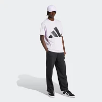 adidas Mens Crew Neck Short Sleeve Graphic T-Shirt