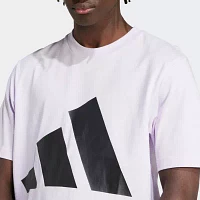 adidas Mens Crew Neck Short Sleeve Graphic T-Shirt