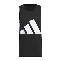 adidas Big and Tall Crew Neck Sleeveless Tank Top