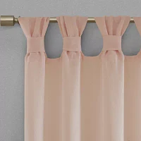 Madison Park Florah Tab Top Sheer Single Curtain Panels