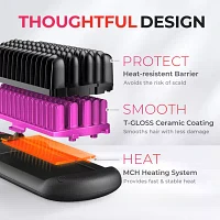 TYMO Ionic 30s Heat Up Hair Straightening Brush
