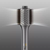 TYMO Airexcel High Speed Hot Air Brush Hair Dryer - Silver - 1250 Watt