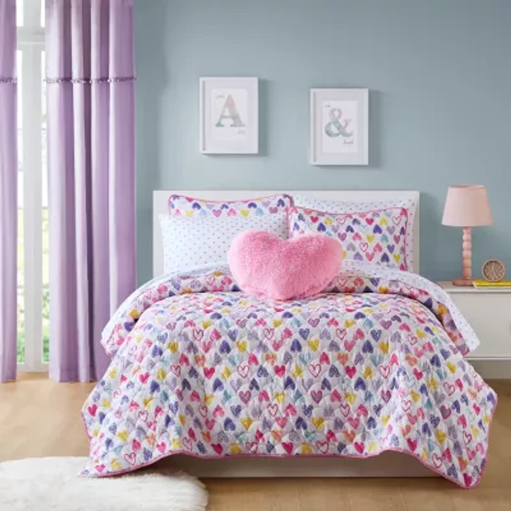 INK+IVY KIDS Multi Heart Quilt Set