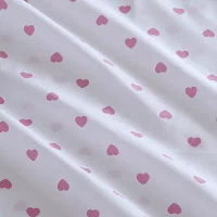 INK+IVY Kids Girl Pink Heart Sheet Set