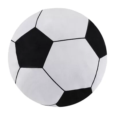 INK+IVY Kids Soccer Ball Round Throw Pillow