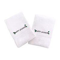 Linum Home Textiles Happy Holiday Ornamnt 2-pc. Hand Towels