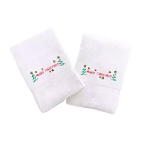 Linum Home Textiles Merry Christmas 2-pc. Hand Towels