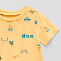 Okie Dokie Baby Boys Short Sleeve Romper