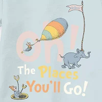 Toddler Girls Crew Neck Short Sleeve Dr. Seuss Graphic T-Shirt