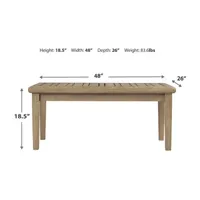 Signature Design by Ashley® Gerianne Weather Resistant Patio Coffee Table