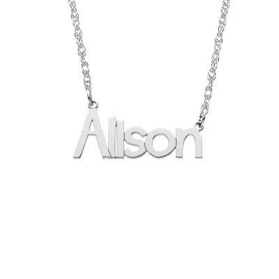 Personalized Womens Pendant Necklace