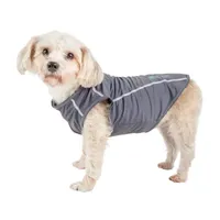 Pet Life ® Active 'Racerbark' 4-Way Stretch Performance Dog Tank Top T-Shirt