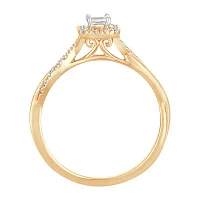 Womens / CT. T.W. Natural White Diamond 10K Gold Engagement Ring