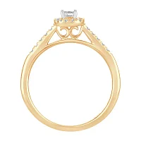 Womens / CT. T.W. Natural White Diamond 10K Gold Engagement Ring