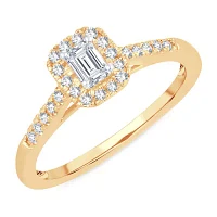 Womens / CT. T.W. Natural White Diamond 10K Gold Engagement Ring