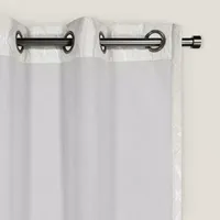 Eclipse Ambiance Lattice Draft Stopper Grommet Top Energy Saving 100% Blackout Single Curtain Panels