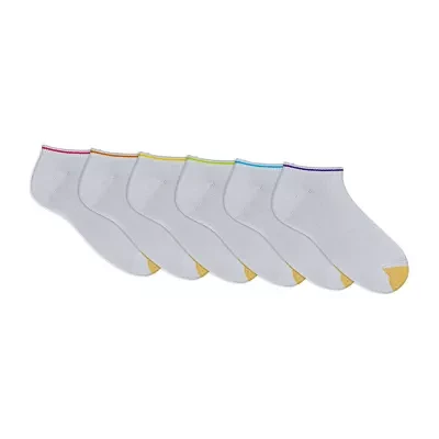 Gold Toe 6 Pair Plus Tall Low Cut Socks Womens
