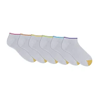Gold Toe 6 Pair Plus Tall Low Cut Socks Womens
