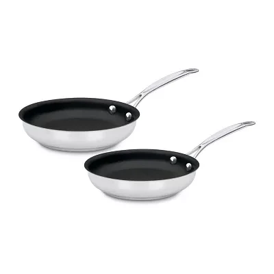 Cuisinart Chef's Classic Stainless Steel 2-pc. Skillet Set