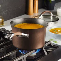 Circulon Symmetry Hard Anodized 3.5-qt. Straining Sauce Pan