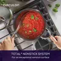 Circulon Symmetry Hard Anodized 3.5-qt. Straining Sauce Pan
