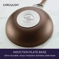 Circulon Symmetry Hard Anodized 12" Chef Frying Pan with Lid
