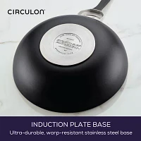 Circulon Symmetry Hard Anodized 12" Chef Frying Pan with Lid