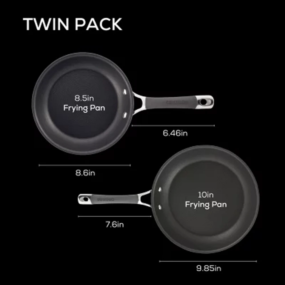 Circulon Radiance Hard Anodize 2-pc. Frying Pan Set