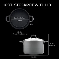 Circulon Radiance Hard Anodized 10-qt. Wide Stockpot