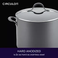 Circulon Radiance Hard Anodized 10-qt. Wide Stockpot