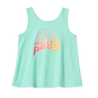 Okie Dokie Toddler & Little Girls Round Neck Tank Top