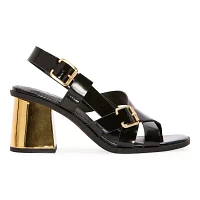 Worthington Womens Rusk Heeled Sandals