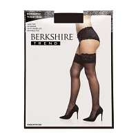 Berkshire Hosiery Silky Sheer Lace Top 10 Denier Thigh Highs