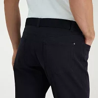Haggar® The Active Series™ City Flex Cotton Traveler Mens Straight Fit Flat Front Pant