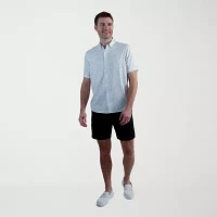 Haggar® Men's Short Sleeve Seersucker Performance Button-Down Shirt