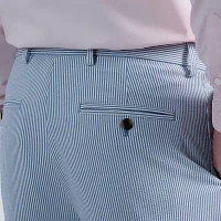 Haggar Mens Slim Fit Pleated Pant