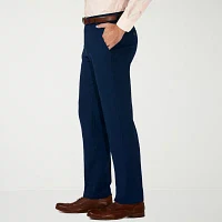 Haggar JMH Premium Mens Slim Fit Flat Front Dress Pant