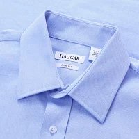 Haggar Mens Slim Fit Long Sleeve Dress Shirt