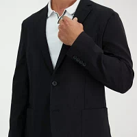 Haggar Smart Wash Tailored Highland Mens Stretch Fabric Regular Fit Blazer