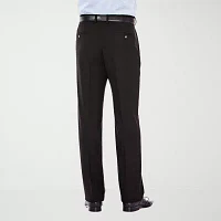 Haggar Premium Stretch Mens Classic Fit Flat Front Suit Pant
