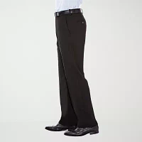 Haggar Premium Stretch Mens Classic Fit Flat Front Suit Pant