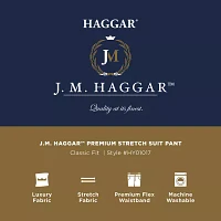 J.M. Haggar™ Men's Prince of Wales Classic Fit Flat Front Suit Separates Pant