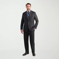 Haggar With Repreve Houndstooth Mens Stretch Fabric Classic Fit Suit Jacket