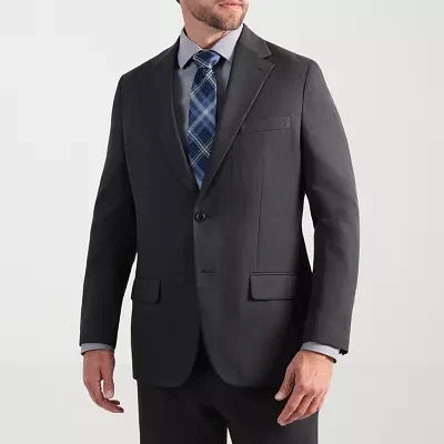 Haggar With Repreve Houndstooth Mens Stretch Fabric Classic Fit Suit Jacket