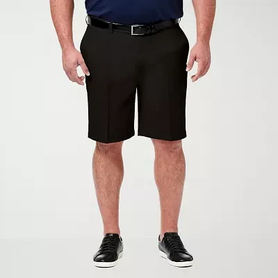Haggar® Mens Big and Tall Cool 18 Pro Classic Fit Flat Front Expandable Waist Shorts