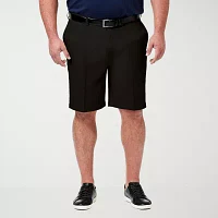 Haggar® Mens Big and Tall Cool 18 Pro Classic Fit Flat Front Expandable Waist Shorts