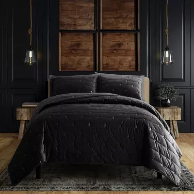 Indigo Road by Egypt Sherrod Travale Luxe Velvet 3-pc. Embroidered Quilt Set