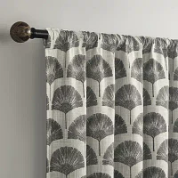 Indigo Road by Egypt Sherrod Block Leaf Back Tab 100% Blackout Single Curtain Panel