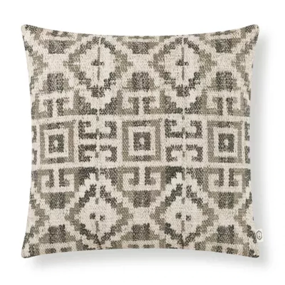 Indigo Road by Egypt Sherrod Dabo Geo Print Square Throw Pillow